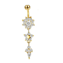 Load image into Gallery viewer, Body Piercing Jewelry - Medical Steel Navel Ring Pendant ITDinos®