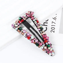 Load image into Gallery viewer, Korean Style Rectangular BB Hair Clip with Rhinestones