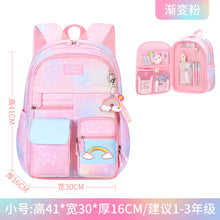 Load image into Gallery viewer, Girls' Gradient Color Backpack for Elementary Students ITDinos®