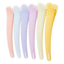 Lade das Bild in den Galerie-Viewer, Bunte Haarspangen aus Kunststoff in Entenschnabelform (koreanischer Stil)