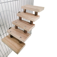 Load image into Gallery viewer, Hamster Jumping Board, Wooden Pet Ladder Toy for Parrots ITDinos®
