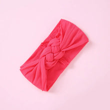 Load image into Gallery viewer, Nylon Headband with Cross Chinese Knot for Babies