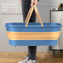 Load image into Gallery viewer, Large Durable Folding Mop Bucket with Wheels and Handles ITDinos®