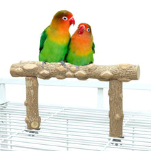 Load image into Gallery viewer, Bird Perch Stand Bird Cage Top Perch GymNatural Wood Parrot Branch for Small Medium Large Parrot (S) ITDinos®
