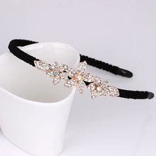 Load image into Gallery viewer, Butterfly Hair Band with Rhinestone Clips