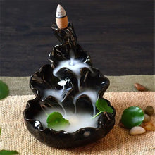 Load image into Gallery viewer, Ceramic Backflow Incense Burner with Sandalwood Holder ITDinos®