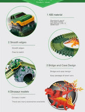 Load image into Gallery viewer, Dinosaur Electric Track Car Toy - DIY 3D Puzzle Set ITDinos®