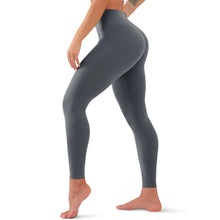 Lade das Bild in den Galerie-Viewer, 1 Pack High Waisted Leggings for Women No See Through Yoga Pants Tummy Control Leggings for Workout Running Buttery Soft (Grey 2XL) ITDinos®