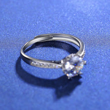 Load image into Gallery viewer, S925 Sterling Silver 1 Carat Moissanite Snow Ring ITDinos®