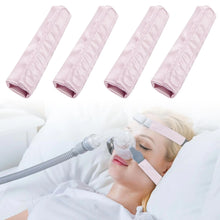 Load image into Gallery viewer, 4-Packs Satin CPAP Strap Covers CPAP Strap Comfort Pads CPAP face Pads Comfortable CPAP Supplies CPAP Face Cushion Universal and Comfort Silky CPAP Headgear Pads for Reducing Red Marks (Pink) ITDinos®
