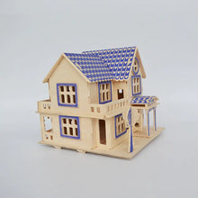 Load image into Gallery viewer, 3D Wooden House Model (Aegean Villa) Puzzle Toy ITDinos®