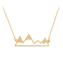 Load image into Gallery viewer, Creative Mountain Peak Hollow Necklace for Outdoor Travel ITDinos®