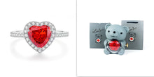 Load image into Gallery viewer, Eternal Rose Teddy Bear Jewelry Gift Box with Necklace ITDinos®
