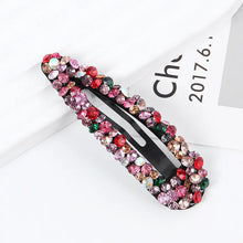 Load image into Gallery viewer, Korean Style Rectangular BB Hair Clip with Rhinestones
