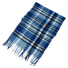 Load image into Gallery viewer, Cashmere Scarf for Men and Women, Plaid Design