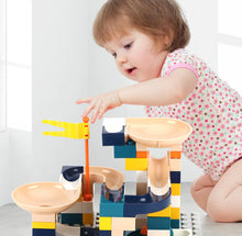 Load image into Gallery viewer, Macaron Marble Run Compatible with Large Building Blocks ITDinos®