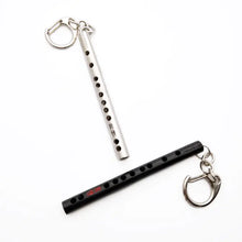 Lade das Bild in den Galerie-Viewer, Mini Pocket Aluminum Flute Pendant - 8cm Keychain ITDinos®