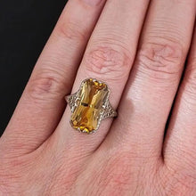 Load image into Gallery viewer, Citrine Hollow Carved Eye-Catching Ring ITDinos®