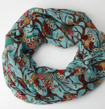 Load image into Gallery viewer, Owl Scarf - Versatile Neck Wrap Accessory
