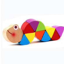 Load image into Gallery viewer, Colorful Wooden Caterpillar Toy MG117 for Kids ITDinos®