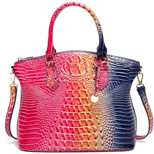 Load image into Gallery viewer, Makcr Joacbv Women Purse Satchel Bag Long Crossbody Classy Tote Bag Top Handle Vegan Leather Ladies Handbags Embossed Pattern ITDinos®