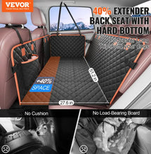 Load image into Gallery viewer, VEVOR 54" x 25.6" Waterproof Dog Car Seat Cover for Back Seat ITDinos®