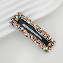 Load image into Gallery viewer, Korean Style Rectangular BB Hair Clip with Rhinestones