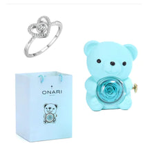 Load image into Gallery viewer, Eternal Rose Teddy Bear Jewelry Gift Box with Necklace ITDinos®
