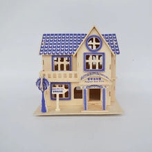 Load image into Gallery viewer, 3D Wooden House Model (Aegean Villa) Puzzle Toy ITDinos®