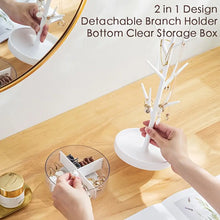 Load image into Gallery viewer, Branch Jewelry Rack with Rotatable Base and Storage Box ITDinos®