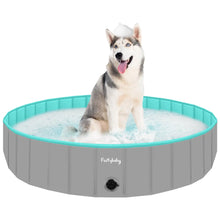 Load image into Gallery viewer, Furrybaby Dog Pool Foldable Dog Pools for Large Dogs Portable Pet Pool Kiddie Pool Doggie Wading Pool Dog Swimming Pool(Grey 63) Indoor and Outdoor ITDinos®