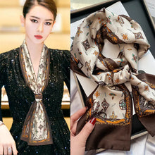 Load image into Gallery viewer, Chic Long Silk Scarf for Women - Versatile Spring Accessory