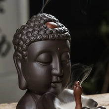 Load image into Gallery viewer, Ceramic Buddha Backflow Incense Burner for Home Decor ITDinos®