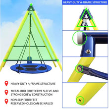 Load image into Gallery viewer, Frame Metal Swing Set With Slide ITDinos®