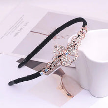Load image into Gallery viewer, Butterfly Hair Band with Rhinestone Clips