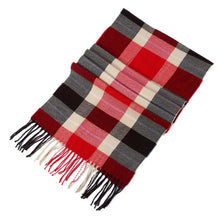 Load image into Gallery viewer, Cashmere Scarf for Men and Women, Plaid Design