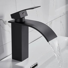 Load image into Gallery viewer, Waterfall Face Basin Faucet for Cold and Hot Water