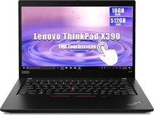 Load image into Gallery viewer, Lenovo ThinkPad X390 13.3" FHD Touchscreen Laptop Computer 8th Gen Intel Core i5-8365U 16GB DDR4 RAM 512GB SSD HDMI Windows 10 Pro (Renewed) ITDinos®