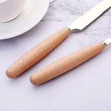 Load image into Gallery viewer, Stainless Steel Cutlery Set with Wooden Handle ITDinos®