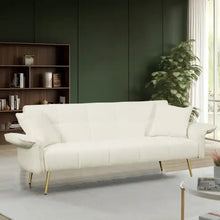 Lade das Bild in den Galerie-Viewer, 70.1 Futon Sofa Bed, Convertible Double Sofa Bed With Folding Armrests For Living Rooms And Small Spaces ITDinos®