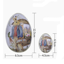 Load image into Gallery viewer, Easter Egg-Shaped Metal Candy Gift Box Packaging ITDinos®