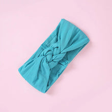Load image into Gallery viewer, Nylon Headband with Cross Chinese Knot for Babies
