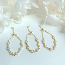 Load image into Gallery viewer, Japanese Luxury Opal Chain Ring S925 Silver Vintage ITDinos®