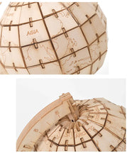 Load image into Gallery viewer, 3D Wooden DIY Globe Puzzle Model Craft Kit for Kids ITDinos®