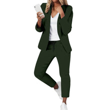 Load image into Gallery viewer, Lainuyoah Women Suit Sets For Work 2024 Fall Two Piece Blazer Jacket and Pencil Pants Business Casual Office Formal Outfits ITDinos®