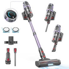 Lade das Bild in den Galerie-Viewer, Cordless Vacuum CleanerMAX 50Mins Runtime Vacuum Cleaners for HomeLightweight Vacuum 30KPA Rechargeable Stick Vacuum with LED Tangle-Free Upright Suitable for Pet Hair/Carpet/Hardwood Floor ITDinos®