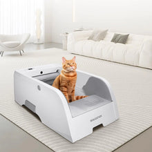 Load image into Gallery viewer, BEAUGATHER Self Cleaning Litter Box Upgraded Automatic Cat Litter Box Self Cleaning That Can Use Clumping Cat Litter Smart Cat Litter Box Anti Pinch and Odorless Electric Litter Box ITDinos®