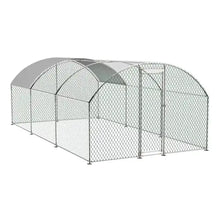 Load image into Gallery viewer, Large Chicken Coop Metal Chicken Track With Waterproof And UV Cover, Dome Shape Walk-In Fence Chicken Coop For Outdoor And Yard Farm Use ITDinos®