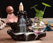 Load image into Gallery viewer, Ceramic Backflow Incense Burner with Sandalwood Holder ITDinos®