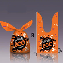 Load image into Gallery viewer, 50pcs Halloween Rabbit Ears Pumpkin Snack Bags ITDinos®